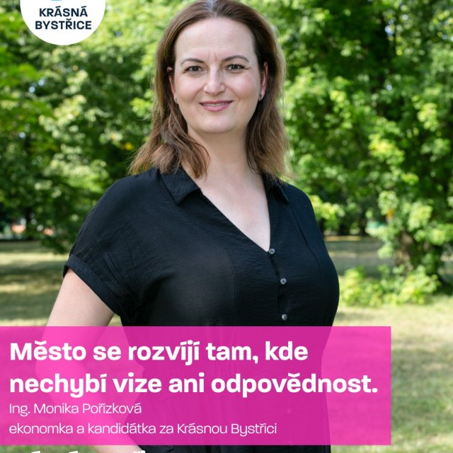🍀 Představujeme vám další kandidátku za Krásnou Bystřici – Moniku Pořízkovou 🍀 Představujeme vám další kandidátku za Krásnou Bystřici – Moniku Pořízkovou